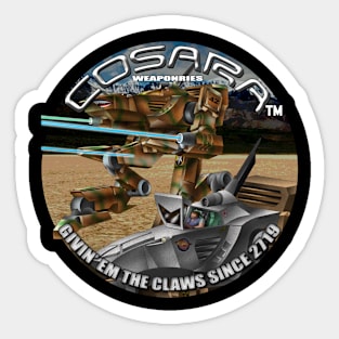 Cosara Weaponries- Pebble Crab Sticker